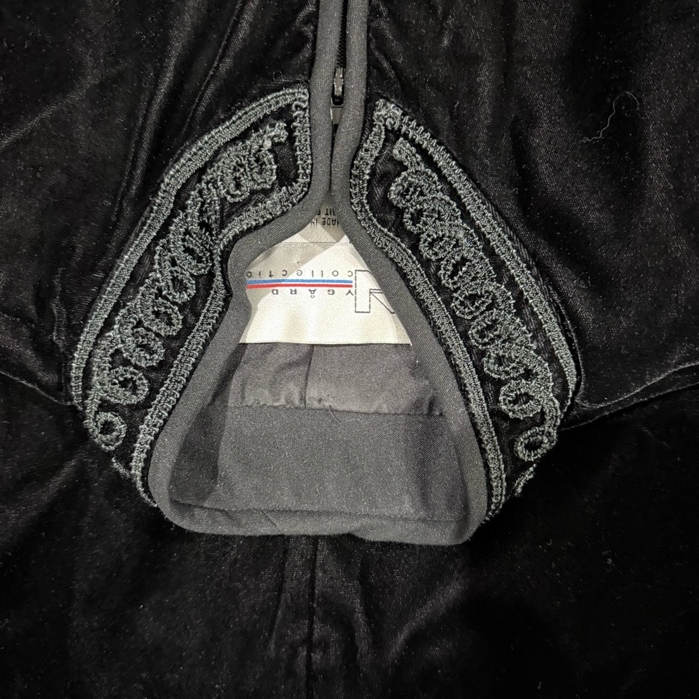 Vtg Y2K Nygard Black Clever Ornate Jacket Whimsigoth Vamp Romantic Women’s US 6 - Picture 10 of 12